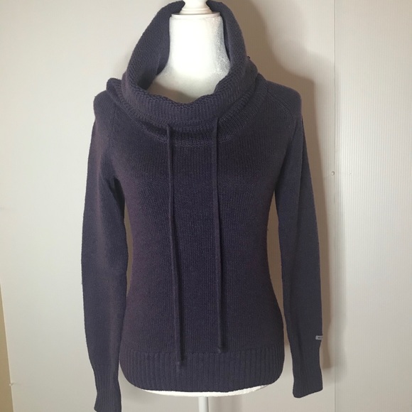 Columbia Turtleneck Warm Sweater -C: Purple - Picture 2 of 16